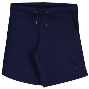Pantalon Court Molleton Hugo Garçon 5 ans Bleu