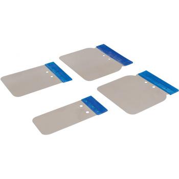 4 spatules de carrossier inox