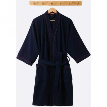 Robe de bain longue coton, grand format, tissu léger, absorbant