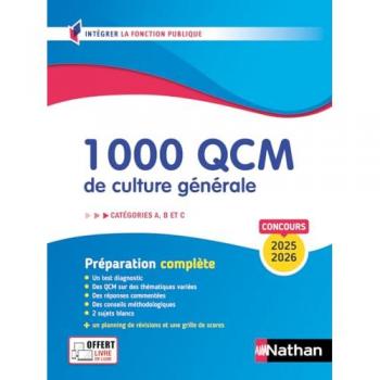 1000 QCM de Culture générale