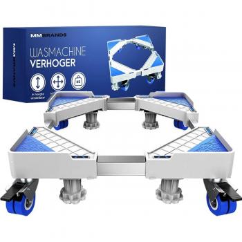 Socle mobile pour lave-linge avec 4 roues