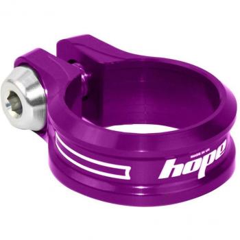 Abrazadera de sillín Hope 38.5 mm violeta