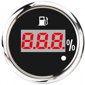 52mm Digitale Kraftstoffstandanzeige 0-190Ohm 240-33Ohm mit Alarm und Hintergrundbeleuchtung