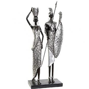Statuetta decorativa in resina DKD Home Decor 21 x 11 x 47 cm