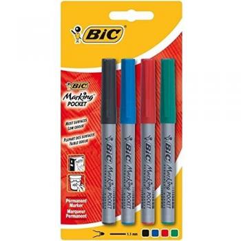 BIC Permanentmarker ECOlutions, 4er Blister
