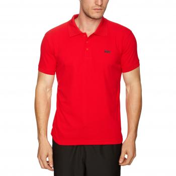 Polo Helly Hansen New Driftline para hombre, color rojo grosella