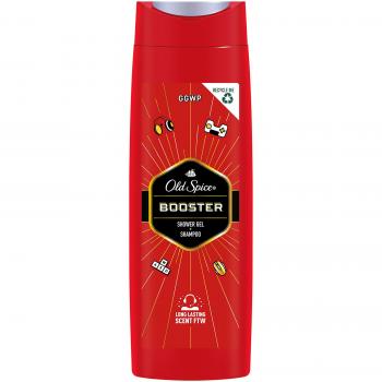 Old Spice Booster 2-in-1 Shampoo and Shower Gel 400 ml