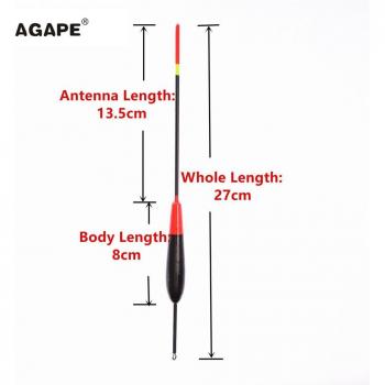 AGAPE 10pcs Bouy Bobber Floats Set 4g 27CM