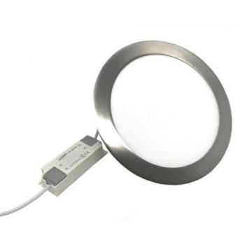 LED Silver Tondo Slim 6W P105AA – Plafonnier multifonction 6500/3000/4000 K