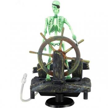Esqueleto Pirata para Decoración de Acuarios