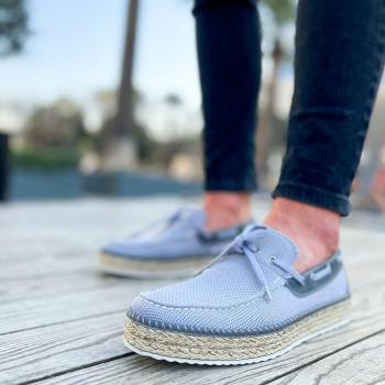 CHEKICH Männer Espadrille in Grau