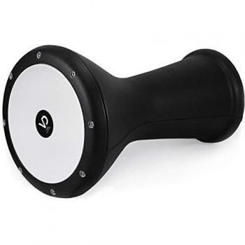 Derbouka égyptienne Vatan 3002 avec couvercle en simili cuir noir, grand modèle, diamètre 22 cm