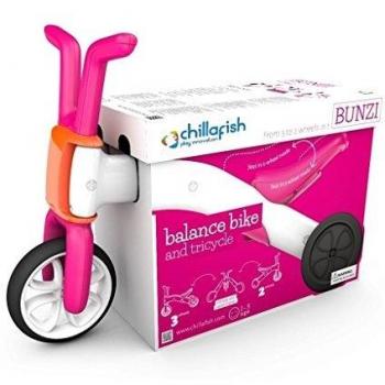 Correpasillos y bicicleta 2 en 1 Bunzi Stable Balance Ride-On Pink