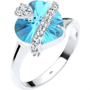 Elli Ring „Herzglanz“ – 925 Silber & Kristalle