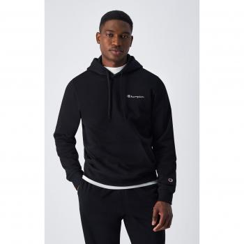 Sudadera Champion negra para hombre con capucha