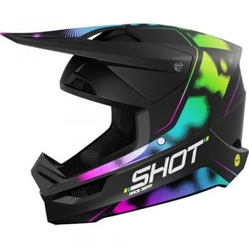 Casco da Motocross Shot Race Nitro Multicolore Taglia S