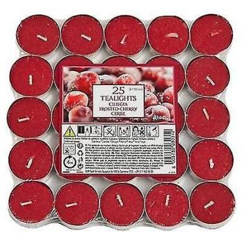 Aladino Frosted Cherries Tea Light Candles