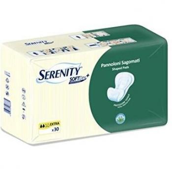 Serenity Soft Dry Pannolone Per Incontinenza Sagomato Aloe Extra 30 Pezzi