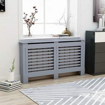 VidaXL Habillage de radiateur anthracite 152 x 19 x 81 cm MDF
