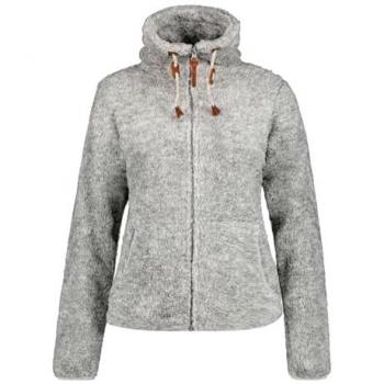 Icepeak Colony Damenfleece XL hellgrau mit Kordel