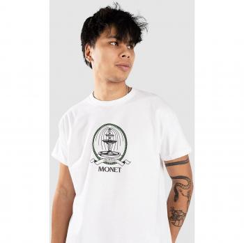 T‑shirt “Old Money” di Monet Skateboards bianco