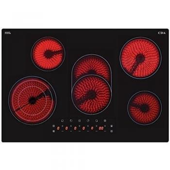 HC7621FR 77cm Black 5 Zone Ceramic Cooktop