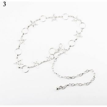 Narrow Metal Chain Belt