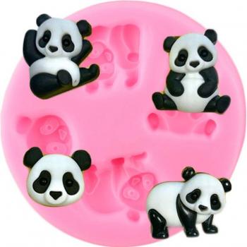Molde Panda para Decoración de Pasteles