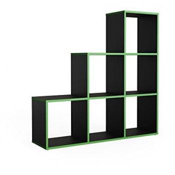 Étagère escale Vicco Noir et Vert 105×107,5 cm