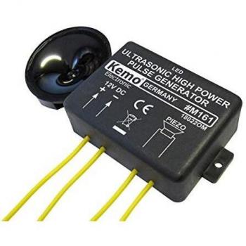 Kemo Mardervertreiber Ultraschall‑M16 – 12 V, 6,00 × 4,50 × 2,00 cm