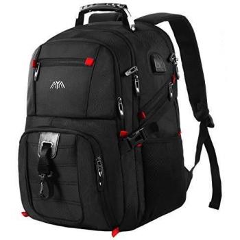 YIORMIOR Laptoprucksack Herren – 15,6 / 17,3 Zoll, wasserdicht, USB‑Ladefunktion