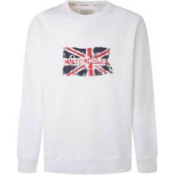 Sudadera Pepe Jeans Ruwan Blanco Mensual Sostenible 2024