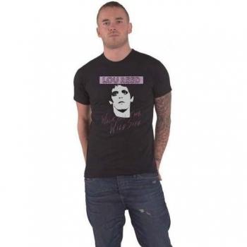 Lou Reed Unisex Katoenen T-Shirt Walk On The Wild Side M Noir