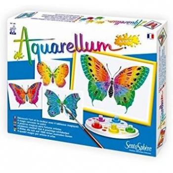Poster de couleur Aquarellum Junior papillons