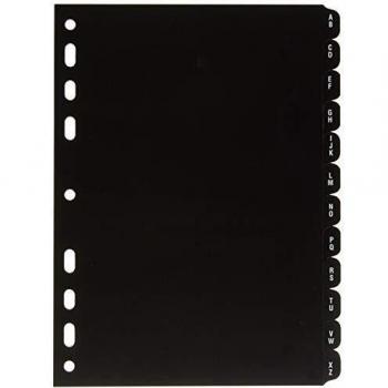 Rido/idé Kalender-Register schwarz 6-teilig