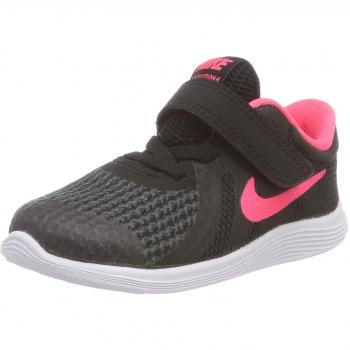 Nike Revolution 4 TDV, Calzado Deportivo para Niña, Negro, Talla 23.5 EU