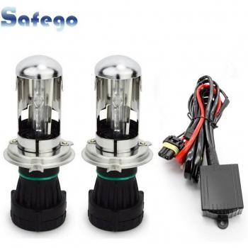 Safego 35W HID Bi-Xenon H4 Bulbs with Relay