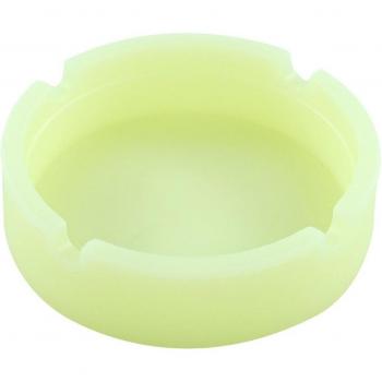Silicone Hexagon Ashtray that Glows in the Dark with Decorative Print