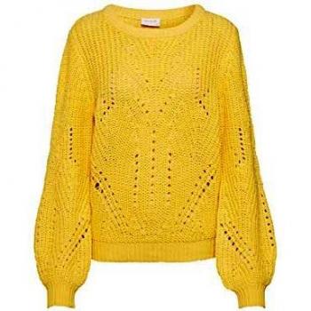 Camiseta Viso Viwishi O-Neck Amarilla para Mujer 1XLS