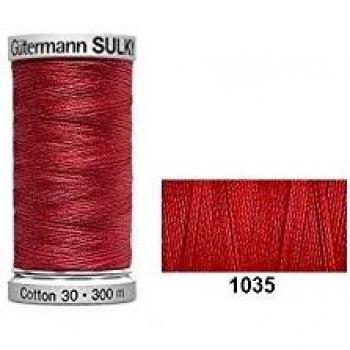 Sulky 30wt Cotton Thread 300m Dark Burgundy