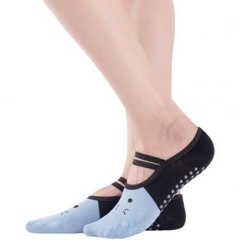 Chaussettes de Yoga avec Bandes Antidérapantes