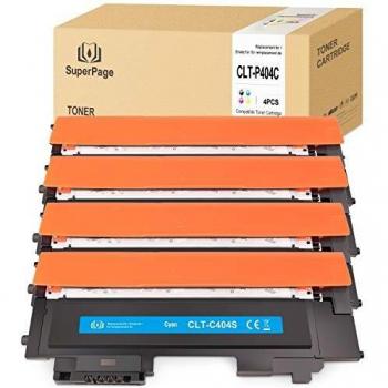 Toner Compatibile Samsung CLT-P404C 4 pezzi Superpage