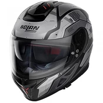 Nolan N80-8 Starscream N-Com Casco Integrale Nero Grigio Taglia S