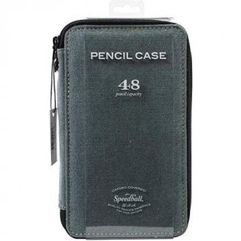 Global Art Steel Blue 48‑Pencil Organizer