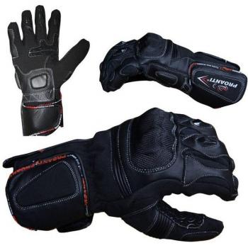 PROANTI Leder-Motorradhandschuhe XXL schwarz