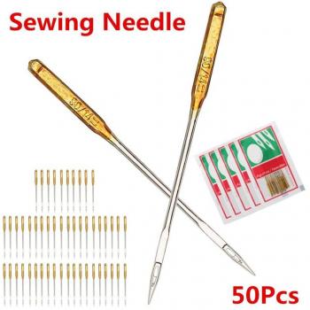 Durable 50pcs Universal Sewing Machine Needles for Domestic Machines