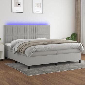 Lova Light‑Up Bed Pad – Grey 200×200 cm
