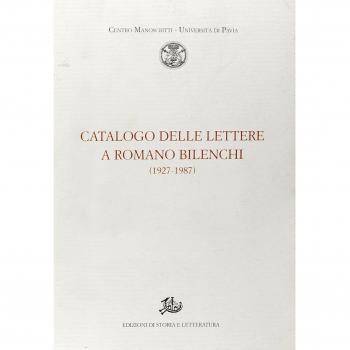 Catalogo delle lettere a Romano Bilenchi