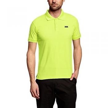 Polo Helly Hansen New Driftline para hombre, color verde lima