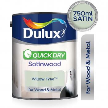 Dulux Quick Dry Satinwood Paint For Wood And Metal